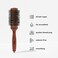 EVO Evo Hank Ceramic Vented Brush Blow Drying Hair Brush for Professional Styling Quick Drying Volumizing Smoothing 43mm