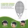 KOUPA Magic Silicone Curly Hair Brush One Piece Twist Curl Comb for Afro Curls Washable Hair Tool for Men Women Grey 1 Piece
