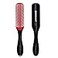 Denman Curly Hair Brush D3 Black Red 7 Row Styling Brush for Detangling Separating Shaping and Defining Curls For Women and Men