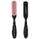 Denman Curly Hair Brush D143 5 Row Styling Mini Brush With Long Handle for Detangling Separating Shaping and Defining Curls and Smoothing Hair For Women and Men