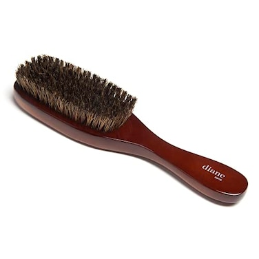 Diane Premium 100 Boar Wave Brush for Men and Barbers Mens Hair Brush Medium Bristles for Thick Coarse Hair Use for Detangling Smoothing Wave Styles Soft on Scalp Restore Shine and Texture
