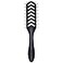 Denman Flexible Vent Brush D200 Detangling Brush With Lightweight Grip Control Perfect For Styling During BlowDry Detangling Wet Dry Hair Black Pack of 1