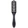 Denman Flexible Vent Brush D200 Detangling Brush With Lightweight Grip Control Perfect For Styling During BlowDry Detangling Wet Dry Hair Black Pack of 1