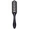 Denman Flexible Vent Brush D200 Detangling Brush With Lightweight Grip Control Perfect For Styling During BlowDry Detangling Wet Dry Hair Black Pack of 1
