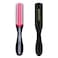Denman Curly Hair Brush D14 Black 5 Row Styling Brush for Detangling Separating Shaping and Defining Curls Fringes Bangs For Women and Men