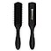 Denman Jack Dean by Curly Hair Brush D3 All Black 7 Row Styling Brush for Detangling Separating Shaping and Defining Curls For Women and Men