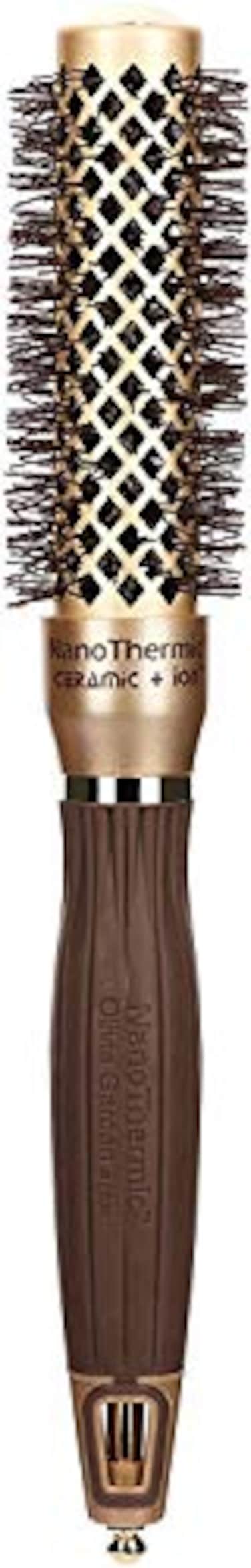 Olivia Garden NanoThermic Ceramic Ion Round Thermal Hair Brush Not Electrical Professional Blowout Brush for Normal to Thick Hair NT24 1