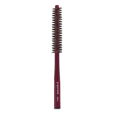 SPORNETTE Spornette Mini Styler Boar Bristle 75 inch Round Brush HB2 for Blowouts Volume Styling Finishing Curling Setting Short Curly Wavy Straight Thick Normal or Thin Hair on Men Women