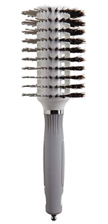 Olivia Garden Turbo Vent Oval Twin 100 Boar Hair Brush CIOVLTWINLG Twin Large