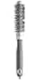 Olivia Garden Ceramic Ion Round Thermal Hair Brush Not Electrical Professional Blowout Brush for Normal to Thick Hair 075Diameter Barrel White and Grey CI20