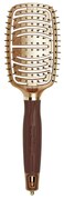 Olivia Garden NanoThermic Ceramic Ion Flex ScalpHugging Vented Hair Brush NTFLEXPRO Pro