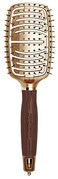 Olivia Garden NanoThermic Ceramic Ion Flex ScalpHugging Vented Hair Brush NTFLEXPRO Pro