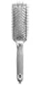 Olivia Garden Ceramic Ion XL Pro Hair Brush Paddle Brush for All Hair Types Smooths and Adds Shine Small Paddle Silver