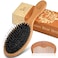 BLACK EGG Boar Bristle Brush for WetDry Hair Smoothing Massaging Detangling Reduce Frizz Restore Shine Bamboo Brush for Women Men Kids