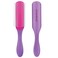 Denman Curly Hair Brush D3 African Violet 7 Row Styling Brush for Detangling Separating Shaping and Defining Curls For Women and Men