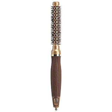 Olivia Garden NanoThermic Ceramic Ion Round Thermal Hair Brush Not Electrical Professional Blowout Brush for Normal to Thick Hair NT12 12