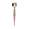 Red by RED by Kiss Chrome Edge Brush Bacteria Free Sterilized Boar Bristles Hair Styling Brush Comb