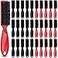 Patelai 30 Pcs Blade Clipper Cleaning Brush Scrub Brush Barber Fade Trimmer Nylon Hair Styling Tool for MenBlack Red
