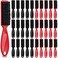 Patelai 30 Pcs Blade Clipper Cleaning Brush Scrub Brush Barber Fade Trimmer Nylon Hair Styling Tool for MenBlack Red