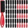 Patelai 30 Pcs Blade Clipper Cleaning Brush Scrub Brush Barber Fade Trimmer Nylon Hair Styling Tool for MenBlack Red