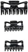 Simran NFL Carolina Panthers 3Piece Plastic Hair Clip Set 2 Small 1 Large Unisex All Ages All Hair Types