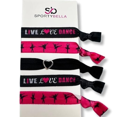 Infinity Collection Hair Ties Girls Hair Accessories Elastics for Dance Recitals