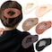 Atoden Large Flat Round Hair Clips Oval Claw Clips for Thick Medium Thin Hair 6Pcs Non Slip Strong Hold Barrettes Duckbill Accessories for Women Girls Matte Solid Neutral Color