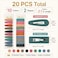 B.PHNE Bphne 20 Pcs Matte NonSlip Snap Hair Clips for Women Solid Teardrop Rectangle Barrettes Small Metal Pins for Thin Fine Hair No Crease Lightweight for Everyday Makeup