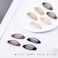 Cptots 20PCS Oval Metal Snap Clips for Women No Slip Small Barrettes for Thin Fine HairMatte Black Brown Beige