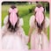 illpta Large Satin Bow Barrettes Clips in Pink Hair Accessories for Women