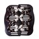 LOVEF Women Magic Hair Combs Wood Beaded Stretch Double Side Combs Clips Bun Maker Hair Accessories Beige