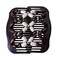 LOVEF Women Magic Hair Combs Wood Beaded Stretch Double Side Combs Clips Bun Maker Hair Accessories Beige