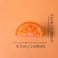 OMG Decor Orange Claw ClipsCellulose Acetate Hair ClipsSmall Claw Clips for Women 1 10 Count