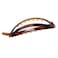 Parcelona French Plain Oval Large Tortoise Shell Ponytail Holder Non Metal Hair Clip Barrette Shell
