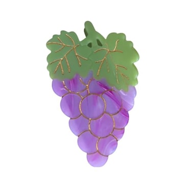OMG Decor Grape Claw ClipsCellulose Acetate Hair ClipsSmall Claw Clips for Women