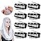 Vodolo Chunni Clips with Safety Pins8 PCS Strong Chunni Grip Dupatta Setting Clips Indian for Woman Black
