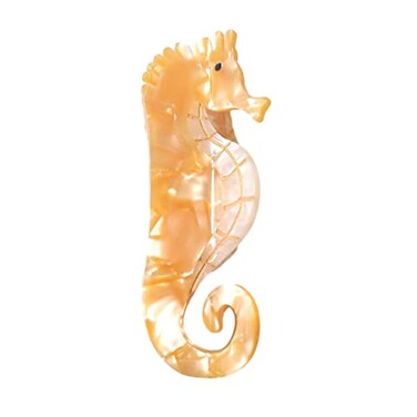 OMG Decor Orange Hippocampus Claw ClipAcetate Hair ClipsSmall Claw Clips for Women