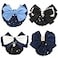 kilofly 4pc Womens TwoWay Snood Net Bow Barrette Hair Clip Bun Cover Set