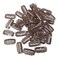 Honbay 50PCS 6Teeth UShape Snap Clips for Hair Extensions 33cm13inch Dark Brown