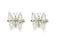 Cafurty 2PCS Silver Butterfly Hair Clips Moving Wings Butterfly Clips Moving Wings Hair Clips Silver