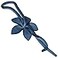 Camila Paris CP3194 French Hair Barrette Pin Clips for Girls Flower Blue No Metal Parts Strong Hold Grip Hair Clips for Women No Slip and Durable Styling Girls Hair Accessories Made in France