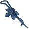 Camila Paris CP3194 French Hair Barrette Pin Clips for Girls Flower Blue No Metal Parts Strong Hold Grip Hair Clips for Women No Slip and Durable Styling Girls Hair Accessories Made in France