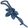 Camila Paris CP3194 French Hair Barrette Pin Clips for Girls Flower Blue No Metal Parts Strong Hold Grip Hair Clips for Women No Slip and Durable Styling Girls Hair Accessories Made in France