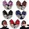 Vctitil 5 Pcs Hair Snood with Bow Professional Bun Cover Net for Flight Attendants Nurses Mothers Day Gift