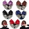 Vctitil 5 Pcs Hair Snood with Bow Professional Bun Cover Net for Flight Attendants Nurses Mothers Day Gift