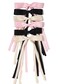 LFOUVRE Hair Bows for Women Pink Black Beige