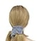 PIDOUDOU 2 Pcs Gray Color Large Size Scrunchies for Women Hair Elastic Bands
