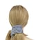 PIDOUDOU 2 Pcs Gray Color Large Size Scrunchies for Women Hair Elastic Bands