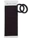 Heliums Soft Hair Ties No Damage Seamless Nylon Fabric Bands Stretchy Ponytail Holders for Thin Thick Hair 15 Inch Dark Brown 20 Pack