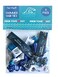 Sportigift 8 Piece Swimming Hair Elastic Set Hair Accessories for Girls Women Coaches Teams Swim Meets MADE in the USA